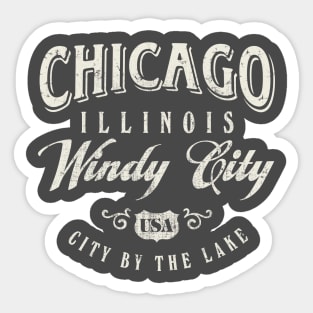 Chicago Illinois Windy City Sticker